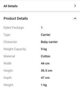Chicco Easy Fit Baby Carrier