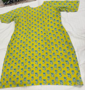 Cotton Kurta Set with Salwar &amp; Dupatta