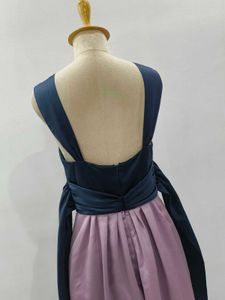 Elegant Navy &amp; Lilac gown