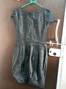 Stylish charcoal black Mini Dress