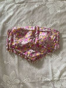 Pink Floral Tube Top