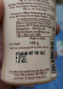 Santoor Beauty Perfumed Talc..4 Bottle 10 Seal Pac