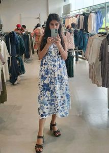 Women Flower Print Dress