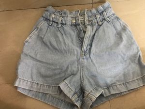 Blue Denim Shorts
