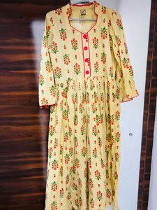 Floral Print Kurta