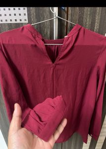 AND maroon Top