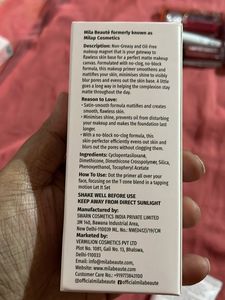 Mila Beaute Makeup Primer