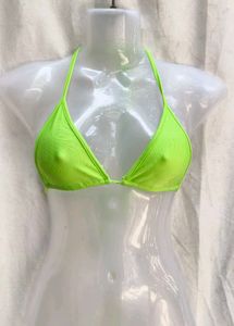 10221. Neon Green Bikini Top