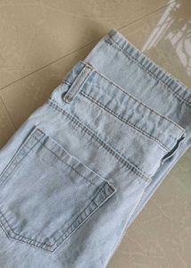 High Waist Light Blue Denim