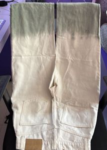 Dip Dye Wide Leg Jeans
