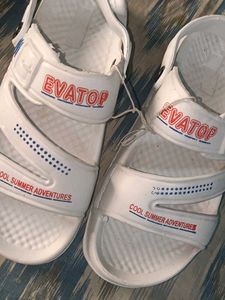 Evatop White Sandals