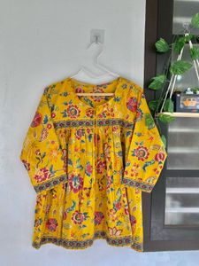 Floral Print Kurta