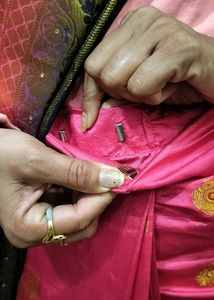 Stitched Saree With Unstitch Blouse