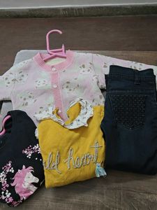 Girl Kids Clothing Bundle (Pack Of 4)