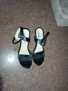 Butterfly Black Heels
