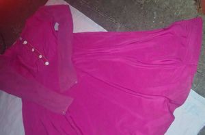 Elegant Pink Ethnic Skirt