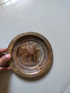 Antique Pooja Plates (Brass &amp; Copper)