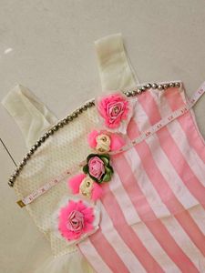 Beautiful Assymetric Party Wear Frock For Girlkids
