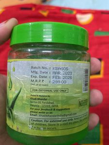 It’s an Aloevera Gel