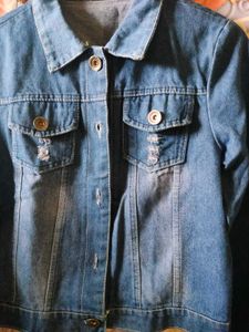 Distressed Denim Jacket