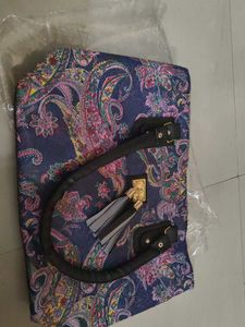 Brand New With Tag Embroidered Handbag