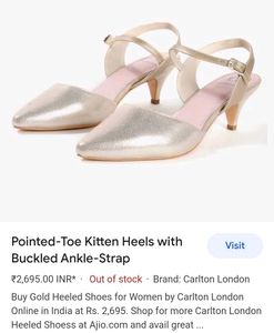 Carlton London Golden Heels
