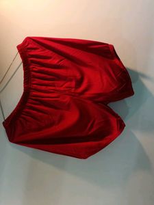 maroon satin night suit