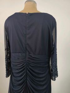 Navy Blue Evening Gown