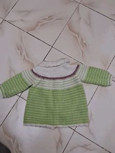 Cute Green Knit Cardigan