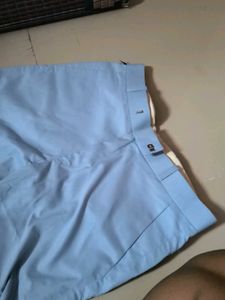 Blue Casual Pants