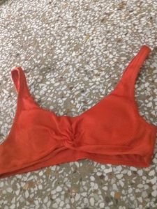 Orange Bikini Top