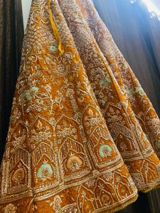 Coral Lehenga Set