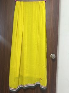 W Yellow Dupatta
