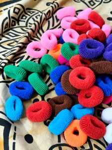 Set Of 50 Pc Different Colours Rubber Band