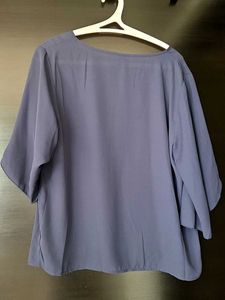 Elegant Blue Blouse