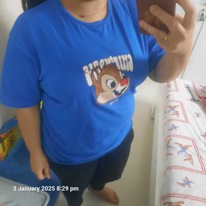 Royal Blue Teddy Tshirt