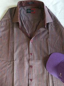 Peter England Checkered Shirt