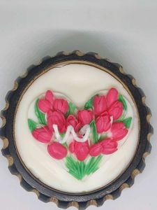 Tulip Heart Showpiece