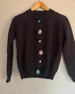 Unique Button Cardigan