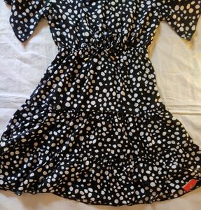 Urbanic  A-Line Polka Black dress