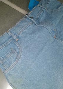 Denim Midi Skirt