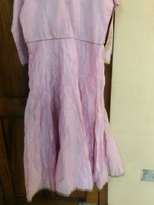 Pink Embellished Anarkali Dress