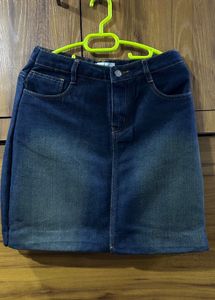 Denim Mini Skirt
