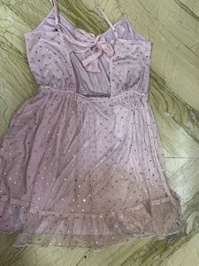 Sparkly Pink Mini Dress