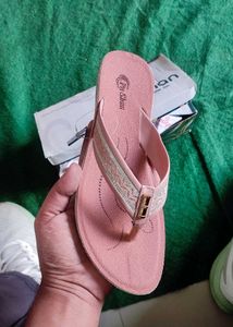 NEW Ladies PU chappal Slipper Pink Flip Flops