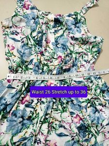 Catchy Floral Summer Romper New Condition