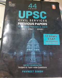 Upsc Pyq Book Pavneet Singh