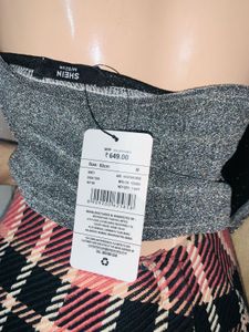 Shimmering Silver Halter Top