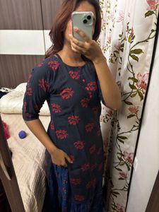 Rosy Black Kurti