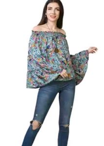 Floral Off-Shoulder Top(New)Never Used Before)